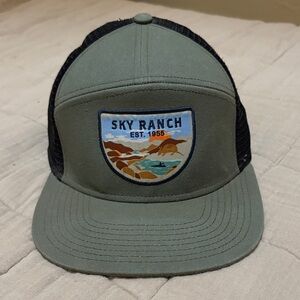 Black and Green Mesh Trucker Hat